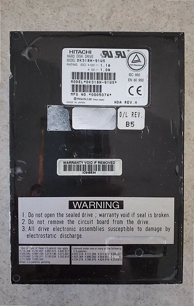 9.1GB Hitachi DK318H-91WS 3.5" 50 PIN SCSI Internal Hard Drive Enterprise Grade