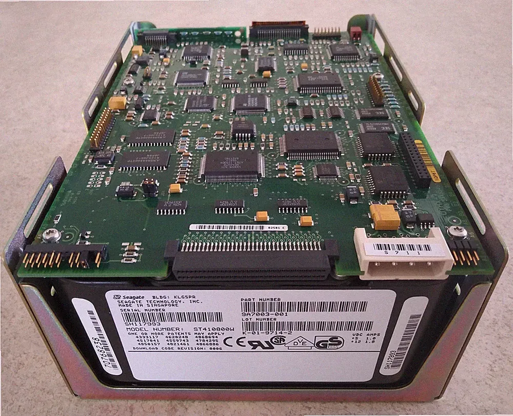 9.1GB Seagate ST410800W 5.25” FH 68 PIN SCSI Internal Hard Disk Enterprise Grade