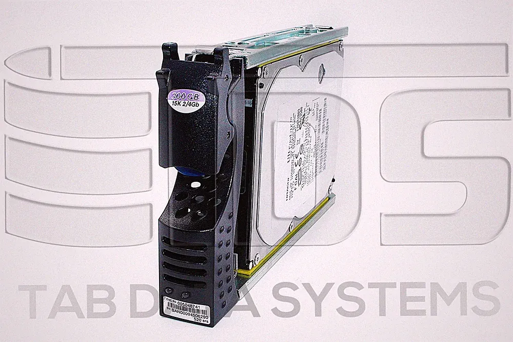 EMC 005048741 300GB 15K 4Gbps FC Fibre Channel Hard Drive HDD CX-4G15-300