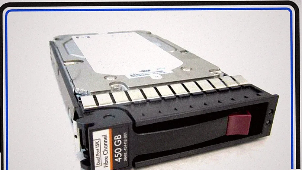 HPE AG803B M6412A 450GB 15000RPM 3.5INCH DUAL PORT FIBRE CHANNEL HARD DISK DRIVE