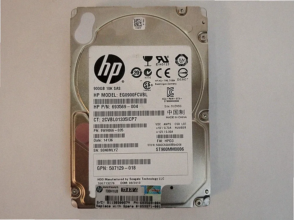 Seagate HP ST900MM0006 900 GB SAS 2 2.5 in Enterprise Hard Drive