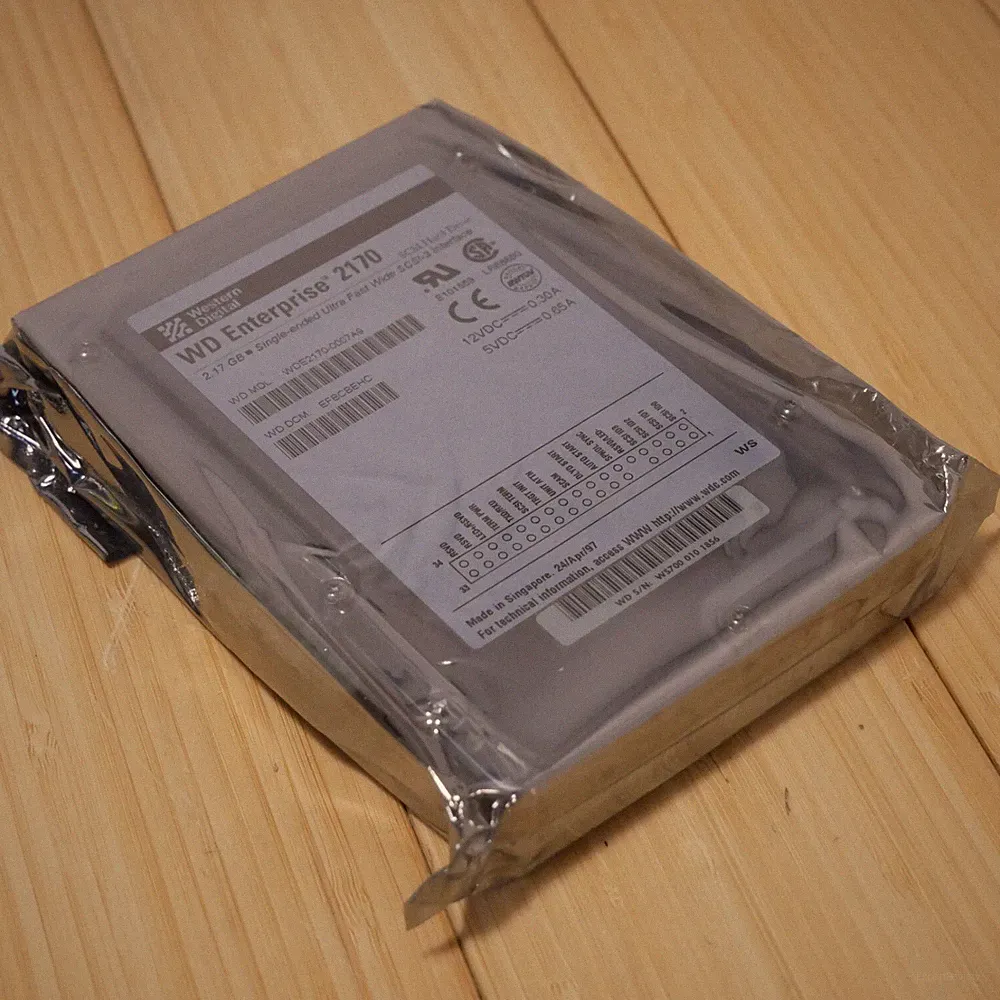 WDE2170-0007A9 Western Digital Enterprise 2.1GB 7200RPM Ultra Wide SCSI 68-Pin